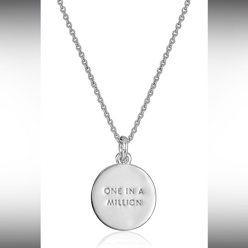 Kate Spade New York Initial Pendant Necklace H Silver - Picture 2 of 2